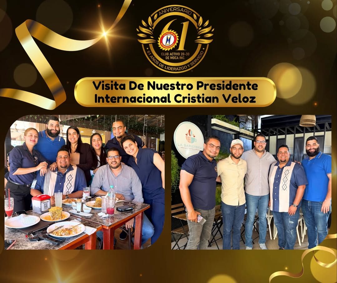 Visita de Nuestro Presidente Internacional Cristian veloz